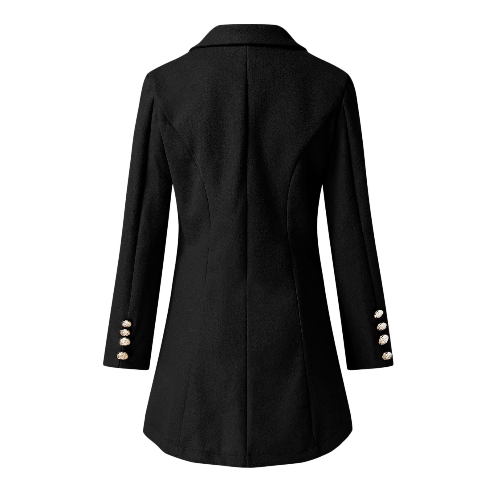 Générique Manteau Femme Trench Coat Long Avec Capuche Manteaux En Laine Jacket Casual Blouson Femmes Décontracté Manteaux Et Blousons Outwear Coat Legere Veste Mi Saison Hiver