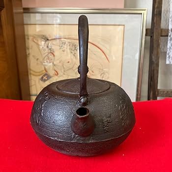 Amazon | 南部鉄器 南部 盛栄堂 鉄瓶 菊柄 1.5ℓ | ノーブランド