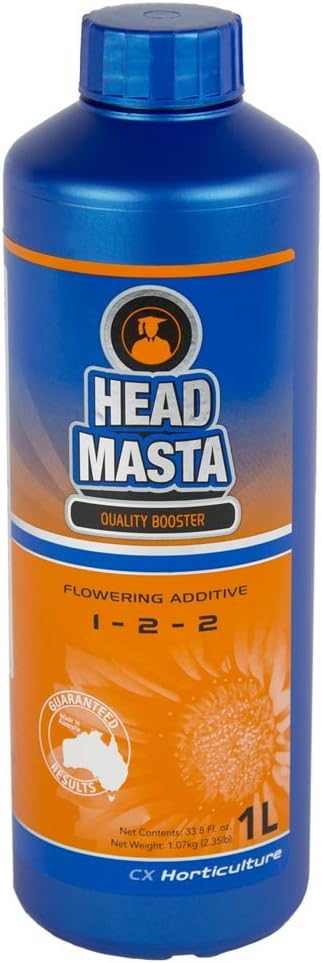 Head Masta 1 Liter - Plant Nutrient and Supplement, Increase Taste, Flavor and Potency, Increase Oils, Increase Quality of Flowers