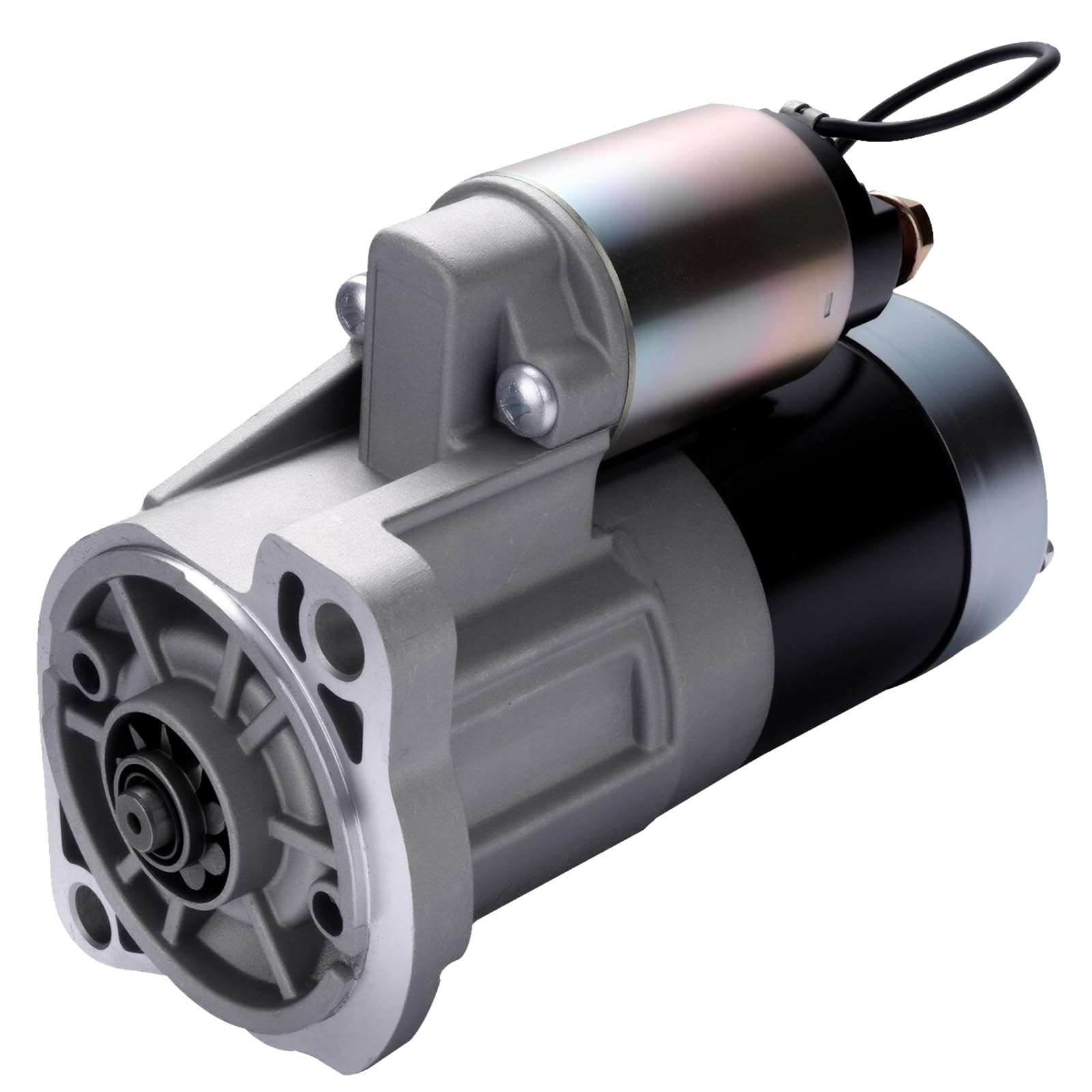 SCITOO Starter Fit For Nissan D21 1988-1994 L4 2.4L(4WD) 23300-80G10 | For Pathfinder 1987-1988 L4 2.4L|For Pickup 1995 L4 2.4L(4WD)|Starters Motor|Reference# 91-27-3142