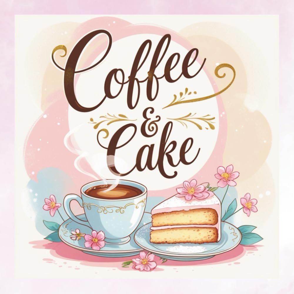 Coffee & Cake Coloring Book: A Cozy Escape