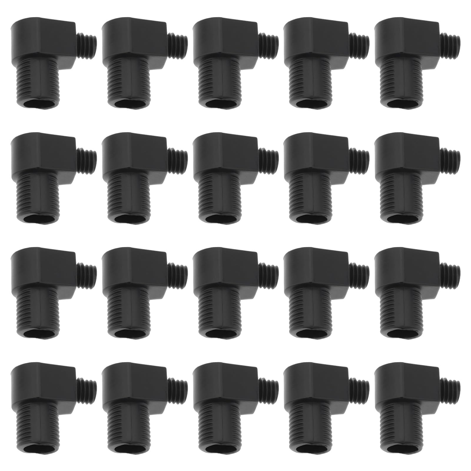 VGOL 20Pcs Pendant Cord Grip Cable 10x8x7mm for Lamp Holder Cable Black