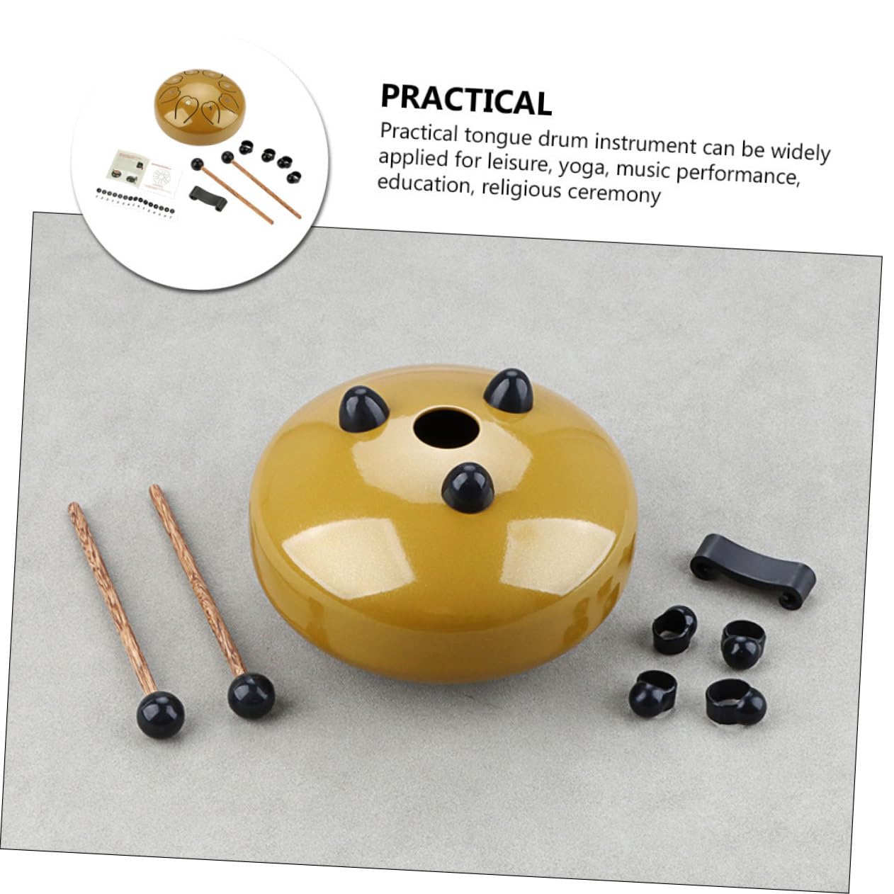 BESTonZON Hueco Portátil De Lengüeta Etéreo Instrumento De Percusión Para Principiantes Para Amantes Música Cualquier Escenario
