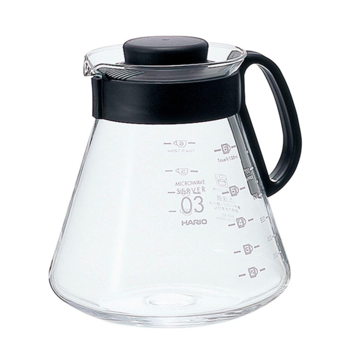 Amazon｜HARIO (ハリオ) V60 レンジサーバー 800ml 2~6杯用 ブラック