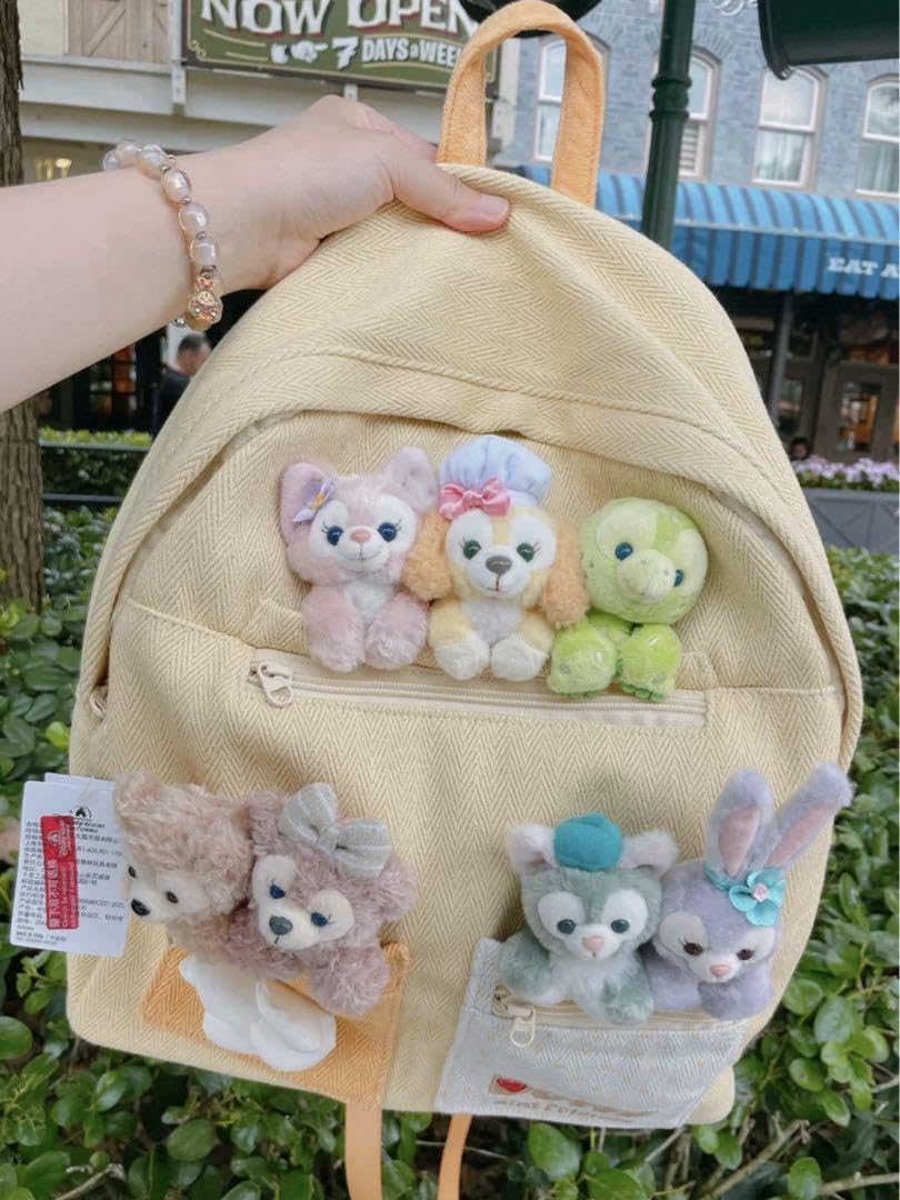 Amazon.co.jp: 上海 ダッフィーフレンズ リュック 7人ぬいぐるみ付き 