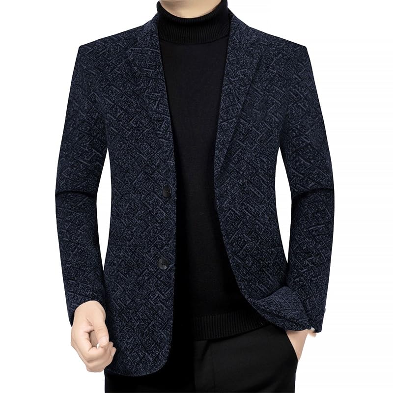 Suit Jacket Mens Casual Blazers Regular Fit Lightweight Sport Coats Two Button Suit Jacket Dress for Prom Homecoming
