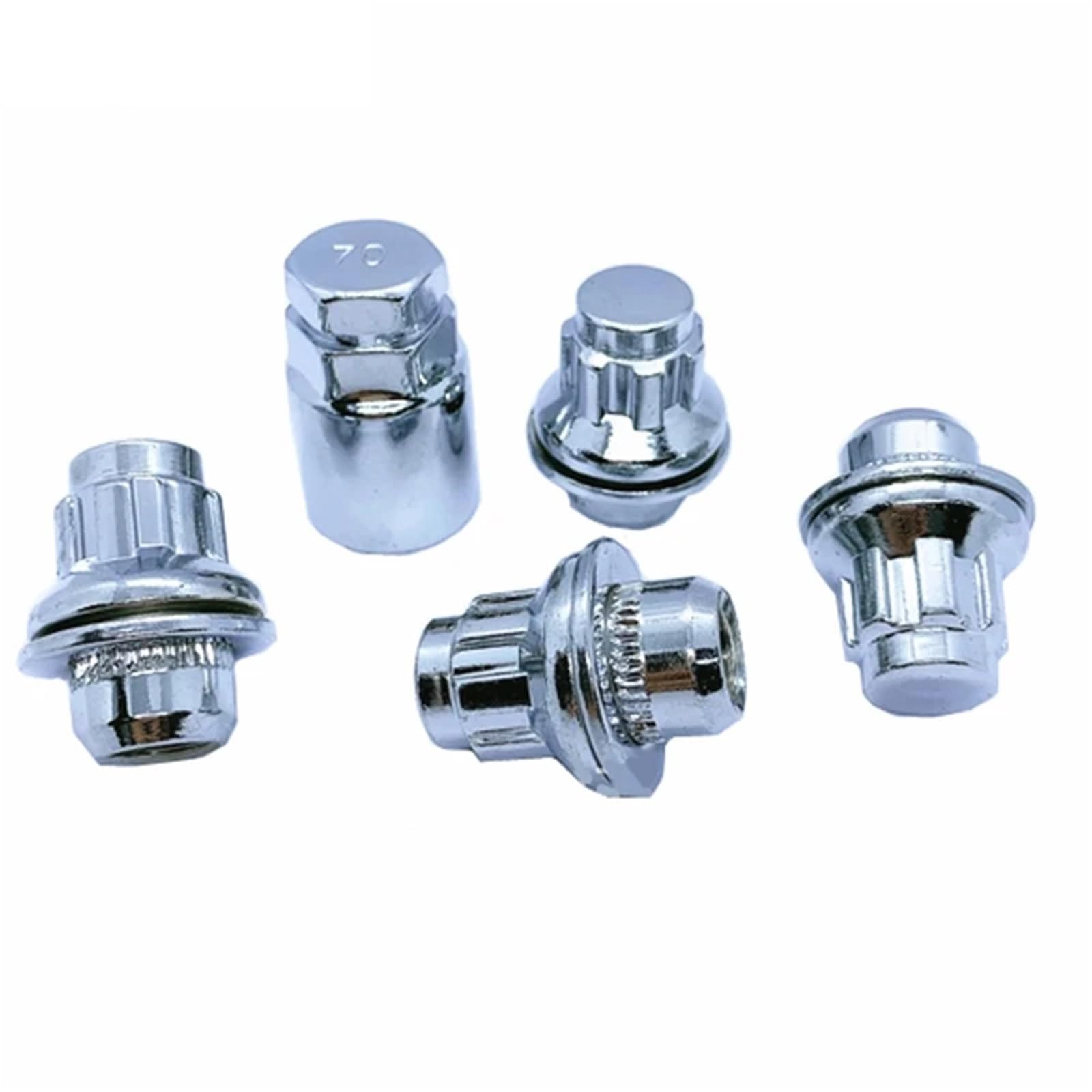 Radmuttern Kompatibel mit Toyota für Auris für Altezza für Gita 1 Satz M12 * 1,5 Standard-Radmuttern OE 90942-01083 90942-01033