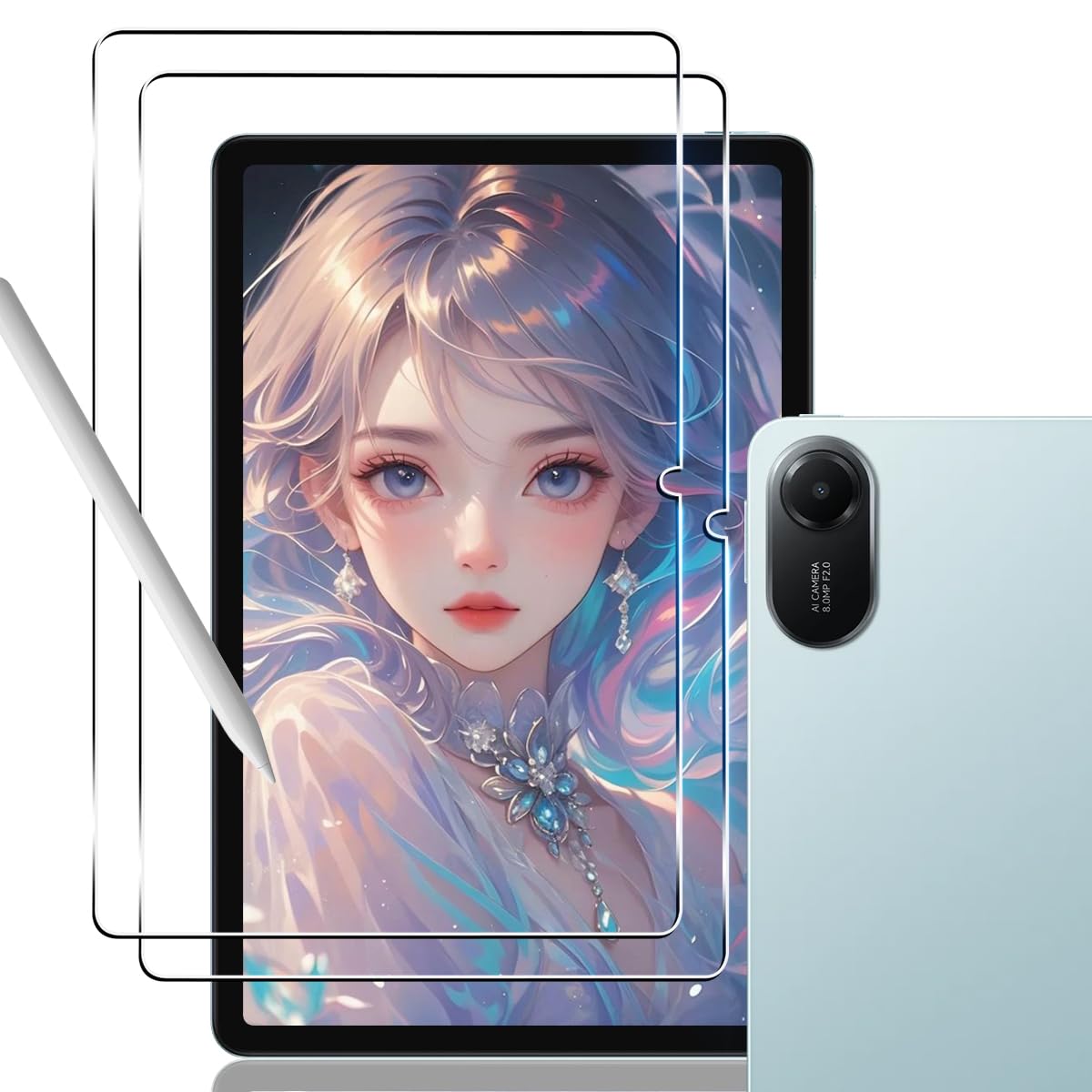 対応 XiaoMi Redmi Pad 2 ガラスフィルム 2枚 保護フィルム 11インチ 【2枚セット 日本旭硝子製】 対応 シャオミ Redmi Pad 2 タブレット フィルム 強化ガラス 液晶 保護フィルム ケース 指紋認証対応 硬度9H 耐衝撃 飛散防止 高感度タッチ 指紋防止 気泡ゼロ 貼り付け簡単