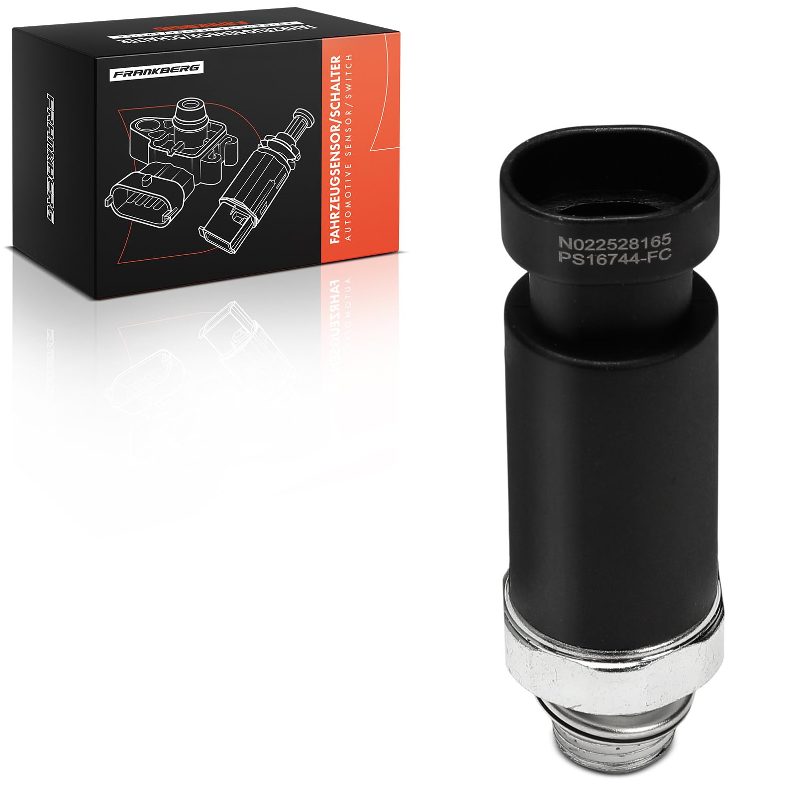 Frankberg Capteur de pression d'huile, 1 broche, 12562267 D1818A | Compatible avec: Cherokee XJ, Ram 1500 Camionnette à cabine standard, Grand Cherokee II WG WJ