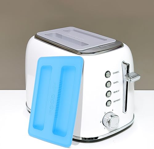 Miniatura 5 de Cubiertas de silicona portátil para tostadora de polvo, tapa de tostadora de 2 rebanadas, cubiertas superiores para tostadora de electrodomésticos,