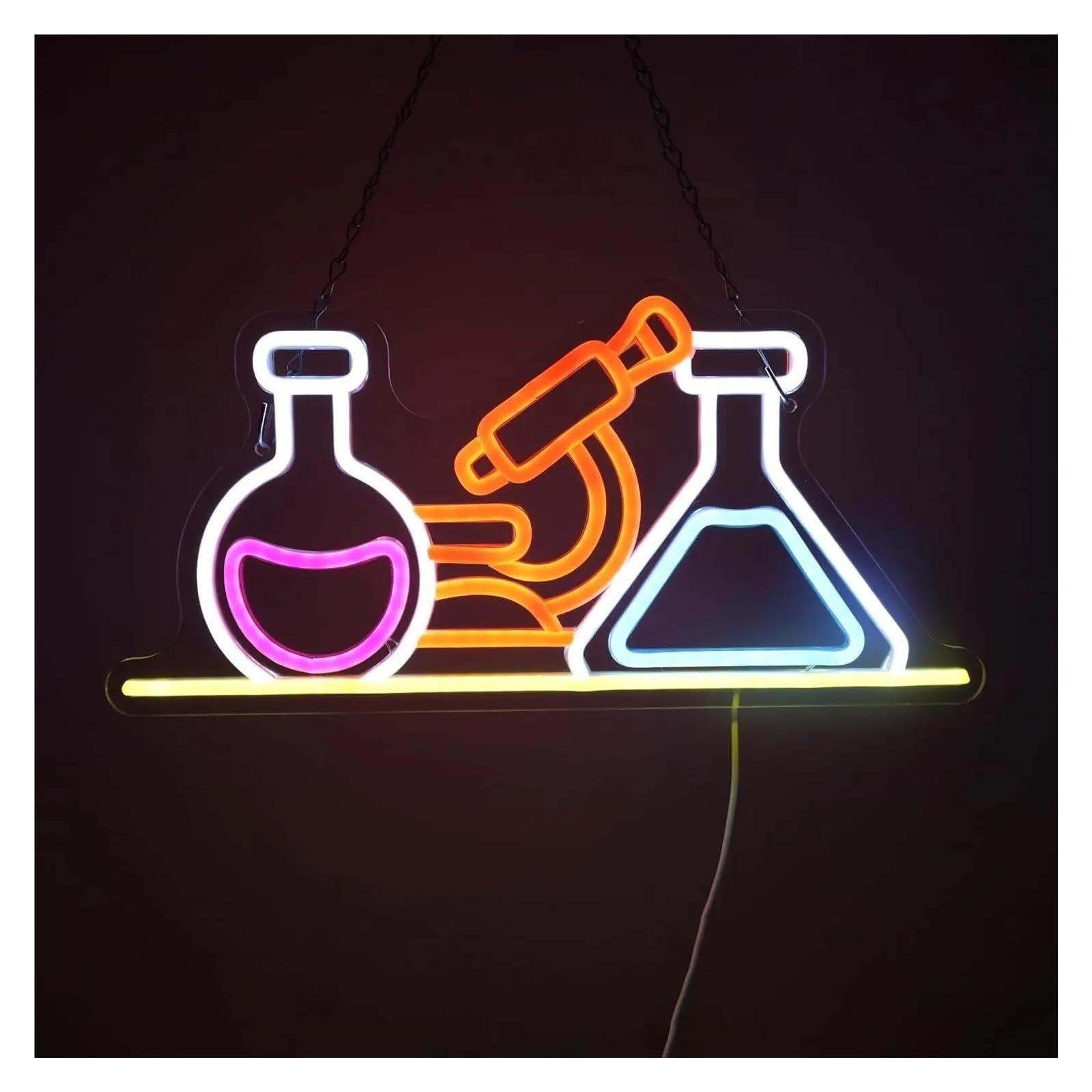 Decoración Lámparas Letrero De Neón Del Laboratorio De Ciencias