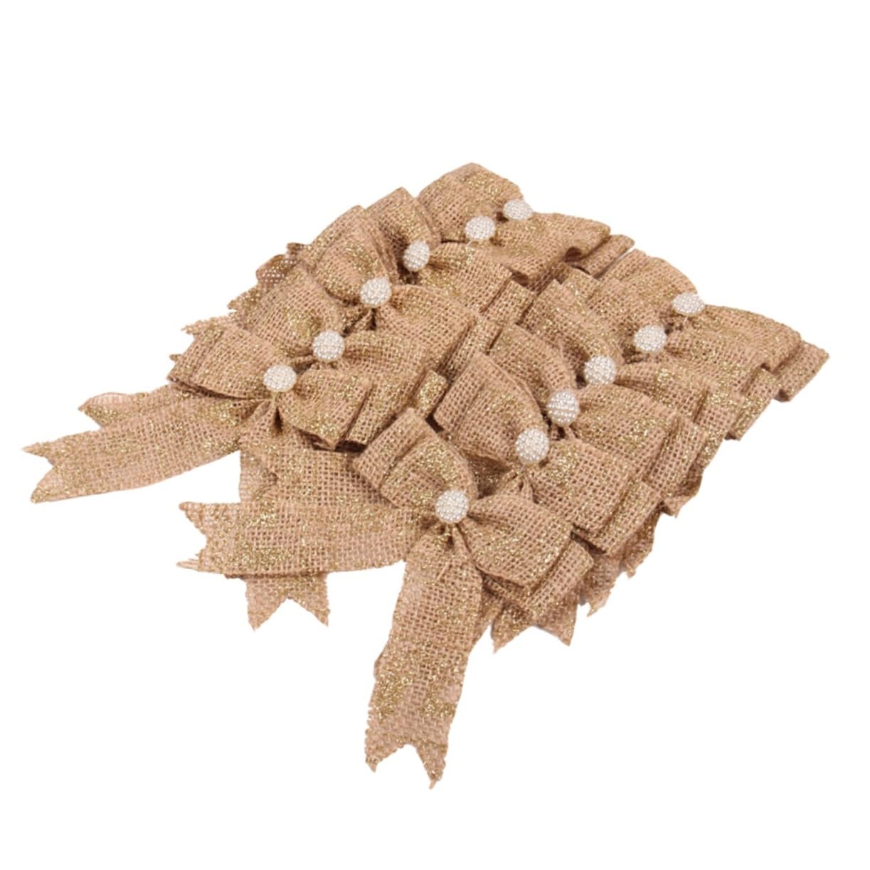 Healeved 3 Sets Juteschleifen Zum Verpacken Von Geschenken Dekorative Schleifenbänder Für Hochzeiten Festliche Heimdekorationen 12 Stück * 3