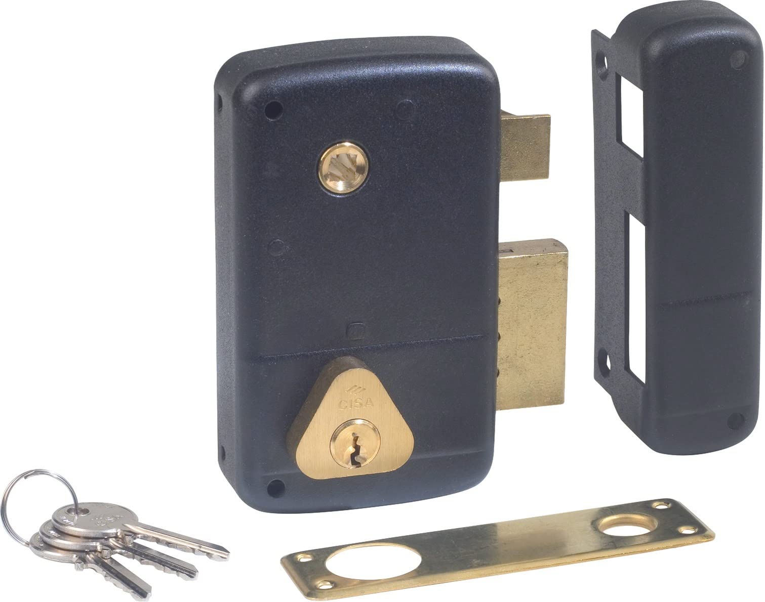 CISA - Serrure monopoint en applique verticale à fouillot 50mm droite - 502110-03-1A