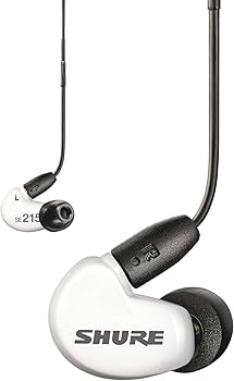 Amazon.com: Shure SE215 Wired Sound Isolating Earbuds, Clear