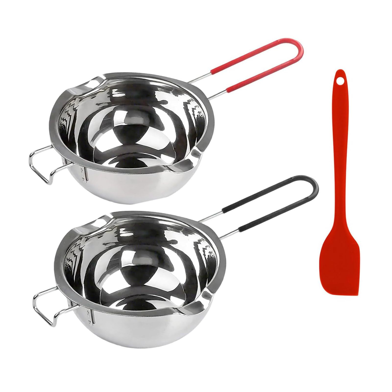 Cuencos de acero inoxidable de 480 ml para evitar derrames al verter