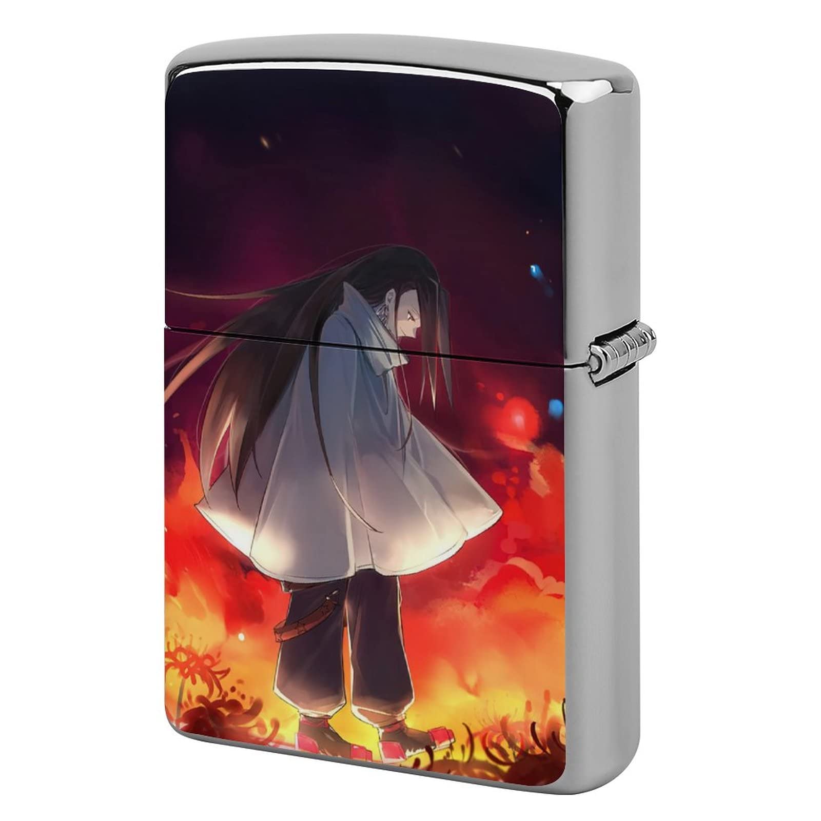 Amazon.co.jp: ライターケース シャーマンキング 麻倉葉王 メタル