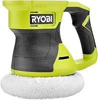 RYOBI 18V ONE+ Cordless 6 in. 2-Speed Random Orbit Buffer PCL460B - Swirl-Free Finish, Lightweight Power Tool Only