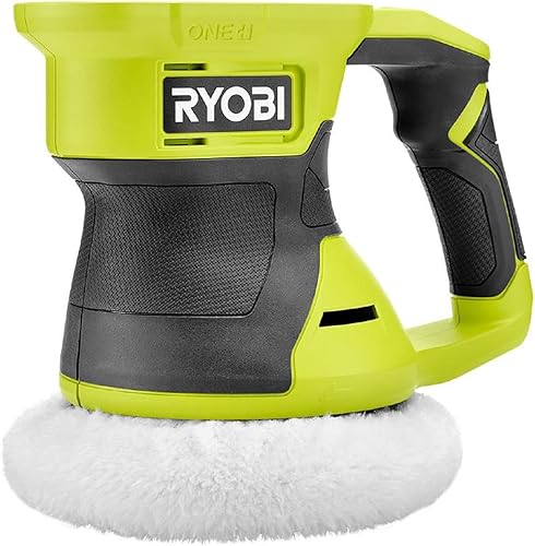 RYOBI ONE+ PCL460B - Búfer inalámbrico de órbita aleatoria de 18 V de 6 pulgadas de dos velocidades (solo herramienta), PCL460B