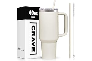 Beige Stanley Cup: Insulated, Spill-Proof, Cupholder-Friendly