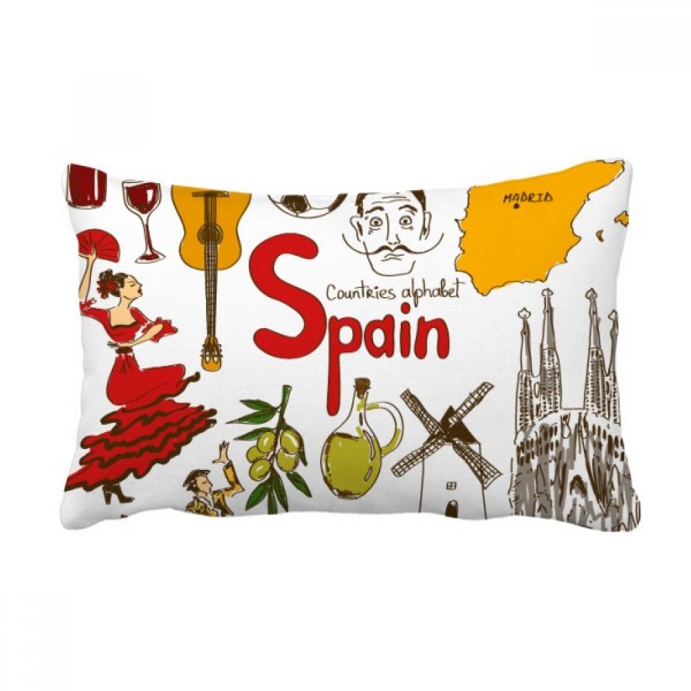 Coussin d'Espagne multicolor idéal pour embellir votre canapé de salon