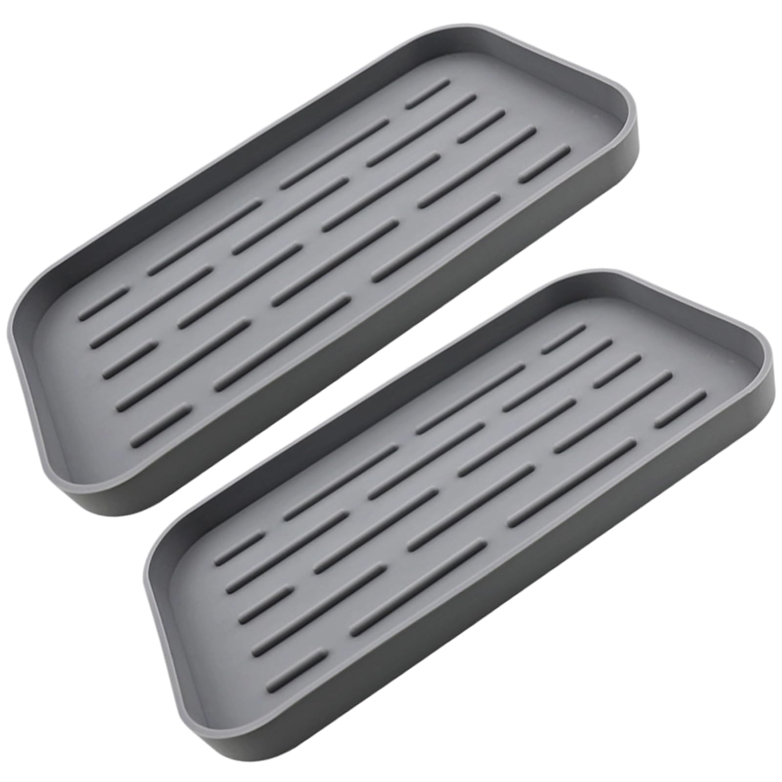 Hsioluted Multipurpose Kitchen Drain Rack Flexible Designs Fit Various Size for Organized Counter Space Kitchen Sink Organizers