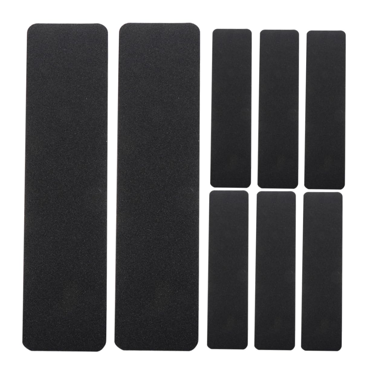 8 peldaños antideslizantes de PVC para escaleras, cinta antideslizante para escalones de interior y exterior, tiras de alfombra para mejorar la seguridad en escaleras, solución adhesiva antideslizante