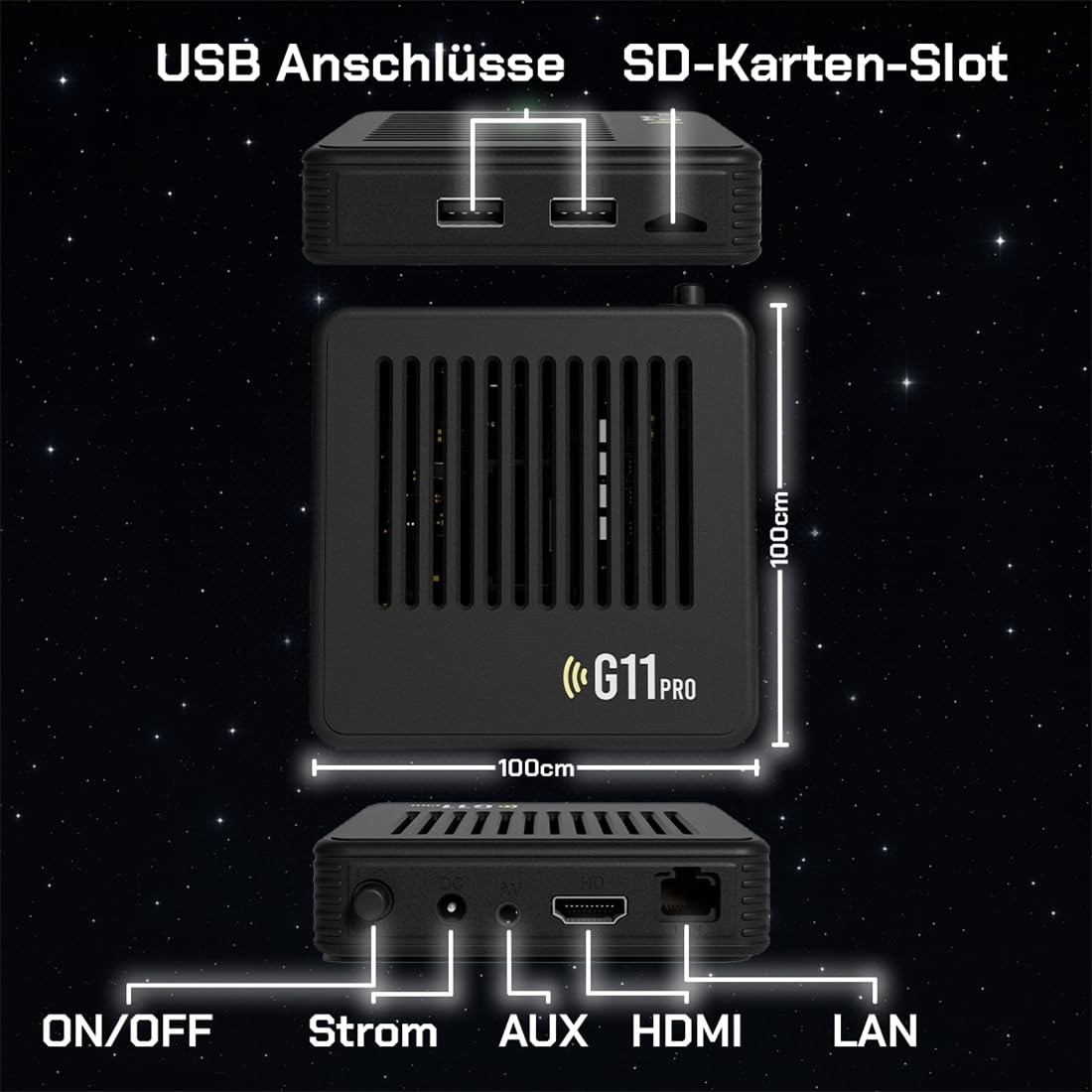Retro Spielekonsole mit 100.000+ Klassikern – 4K HDMI & 2 Kabellose Controller – Plug & Play ohne Verzögerung – Für Familien, Kinder & Freunde – Ideal für Wohnzimmer & Spieleabende