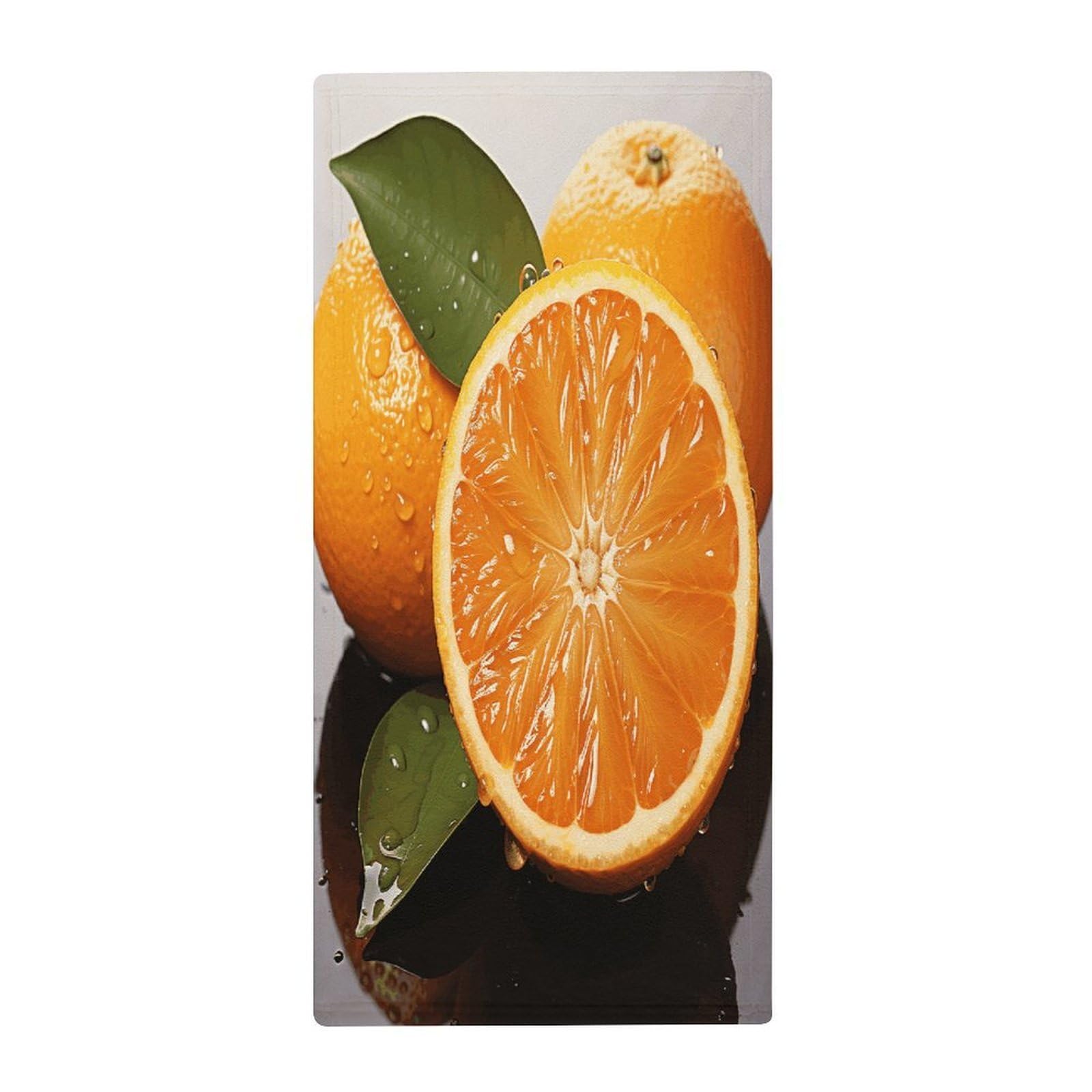 Fekiloot Style Orange Towels For Bathroom, Bath Towels 13.8 X 28.7 Inch, Hand Towel Multipurpose Use As Bath Fitness, Bathroom, Shower, Sports, Yoga Towel