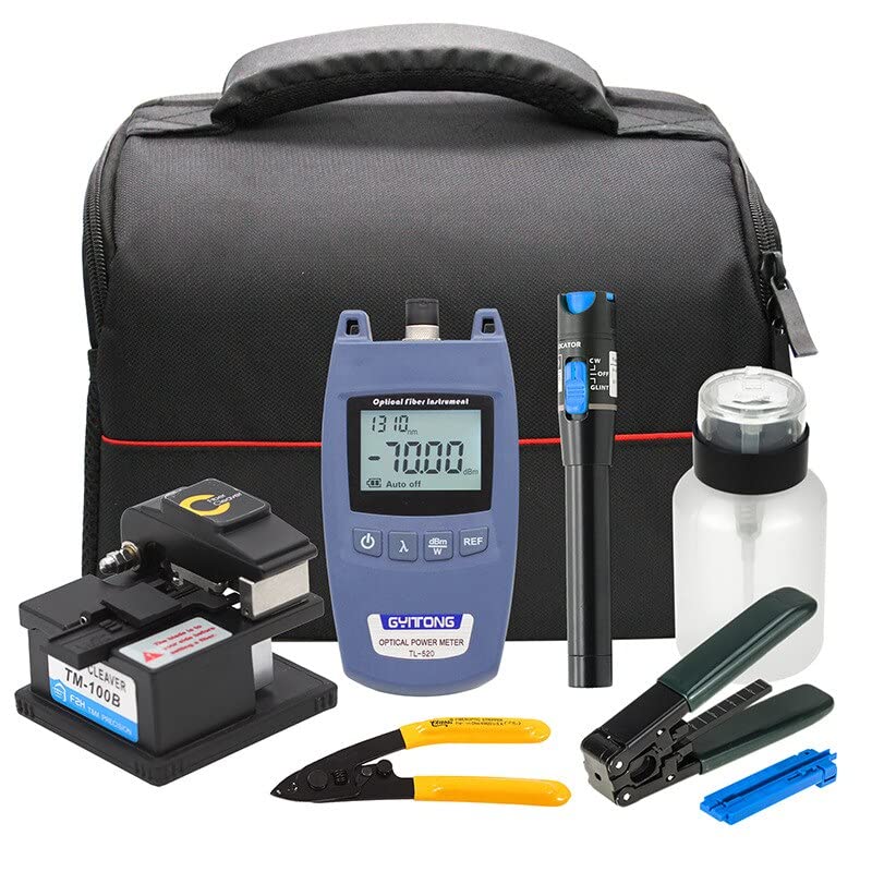 Dong Yong Optical Fiber Cold Splicing Set, Cutting Knife, Optical Power Meter, Light Pen, Leather Wire Stripping Pliers, Miller Pliers