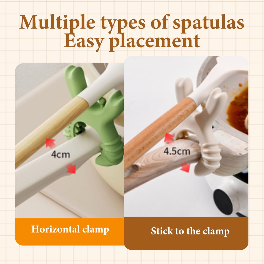 Poggiamestolo in silicone, gadget da cucina multifunzionali, rilascio del vapore, supporto per bacchette, regalo creativo per la cucina, arredamento essenziale per la casa, nuovo strumento da cucina