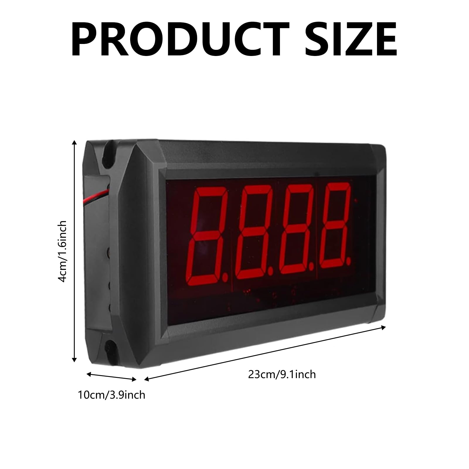 10S Temporizador de Juego LED, Temporizador de Cuenta Regresiva con Control Remoto, Área Visible de 20m CA 100-240V para Tienda, Supermercado, Centro Comercial