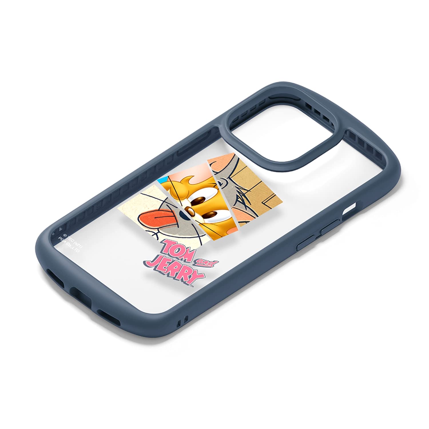 Premium Style iPhone 13 Pro用 ガラスタフケース [トムとジェリー] PG-WGT21N01TAJ