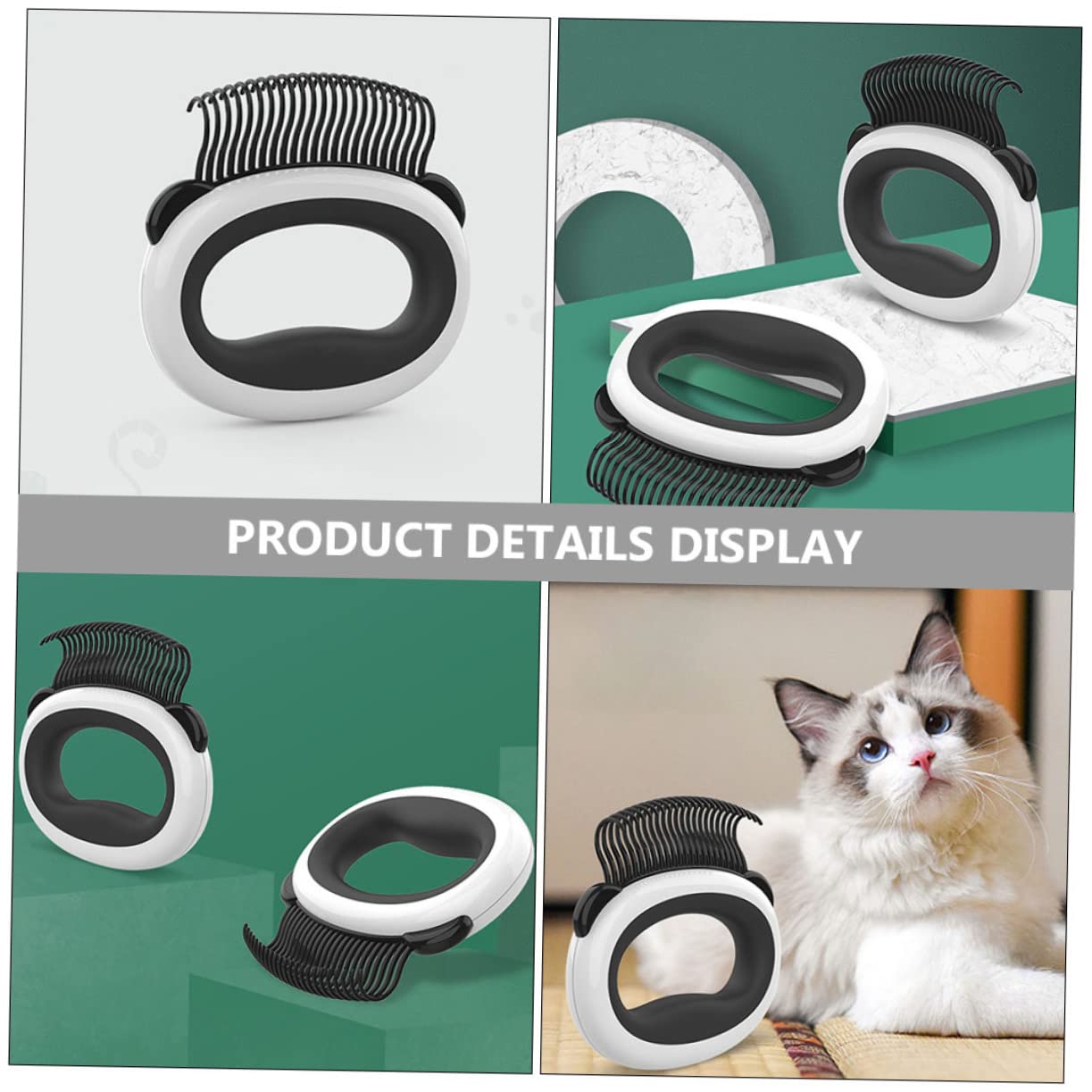 INOOMP 5piezas Cepillo De Limpieza Para Gatos Peine Para Cuidado De Herramienta De Aseo Para Eliminar Pelo y Peine De Ergonómico Para Gatos y