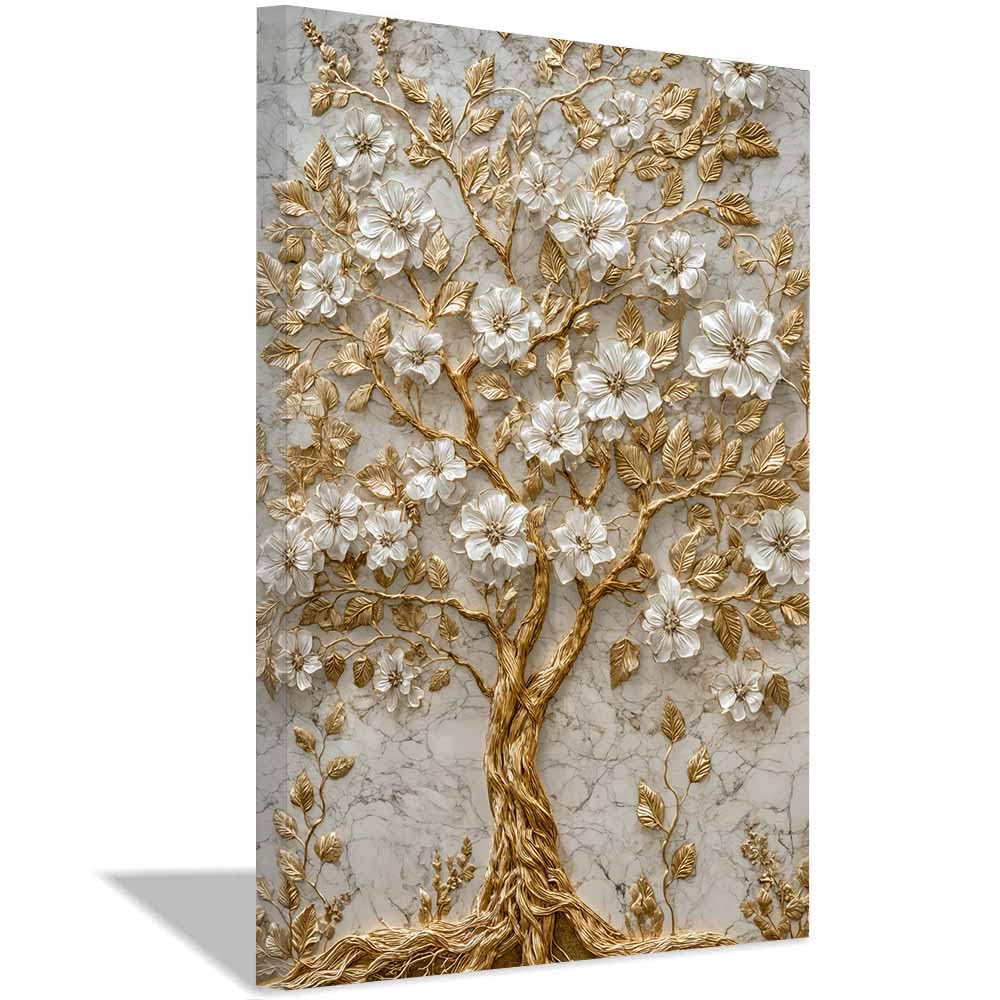 XENIOU Nature Wall Art Pastel Butterflyss tree art prints, decorative paintings, for Living Room Bedroom Office Home Wall Decor.(Multicolor)-70x100cm Framed