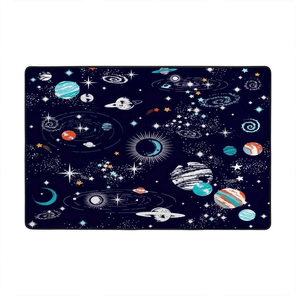 Tapis galaxie antidérapant grand format lavable fini les chutes et taches