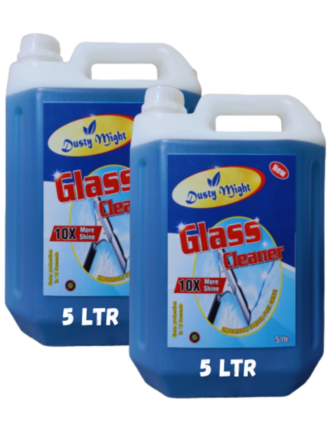 Dusty Might- Glass Cleaner with Shine Booster Elements, Mirror Cleaner,Multi-surface Cleaner | Glass Cleaner Offer | Glass Cleaner Combo | 5L Pack of 2 (B0CPQRQ5WF) Amazon Price History, Amazon Price Tracker