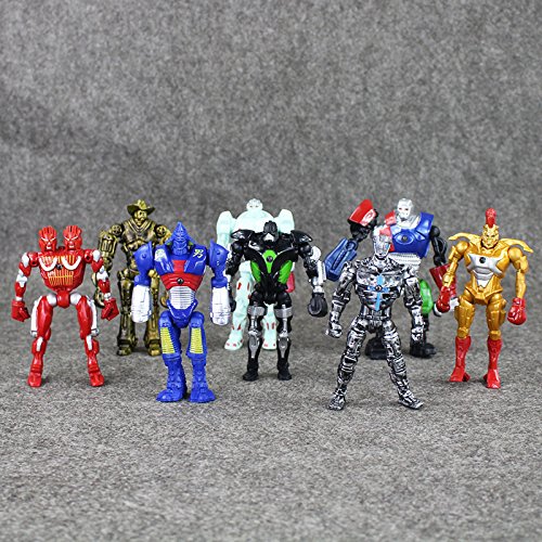 Buy Samanis 1113 Cm Real Steel Action Figure Toy Set With Light(8Pcs/Set) Online at Low Prices