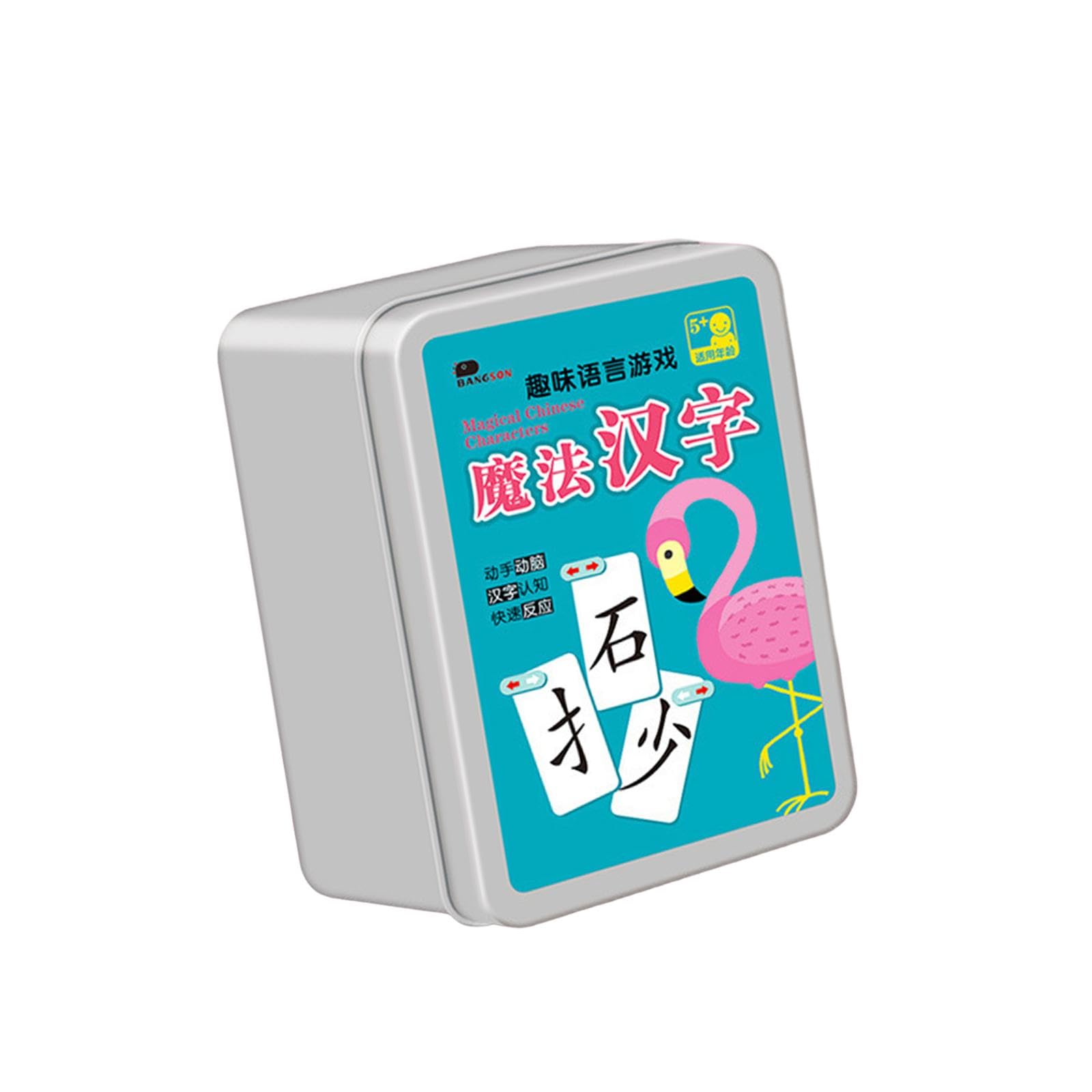 Juego de 10 cartas educativas mágicas para aprender caracteres chinos