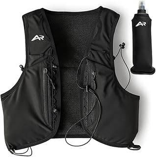AeroRun Running Vest for Men and Women, Ultralight with Water Bottle, Adjustable Hydration Vest 500 ml, Running Backpack & Hydration Backpack for Running, Running Vest, Jogging & Trail Running M-L (86 cm - 110 cm Brustumfang)