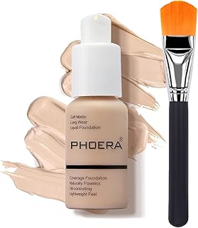 Glamza Phoera - Juego de base con brocha de m...