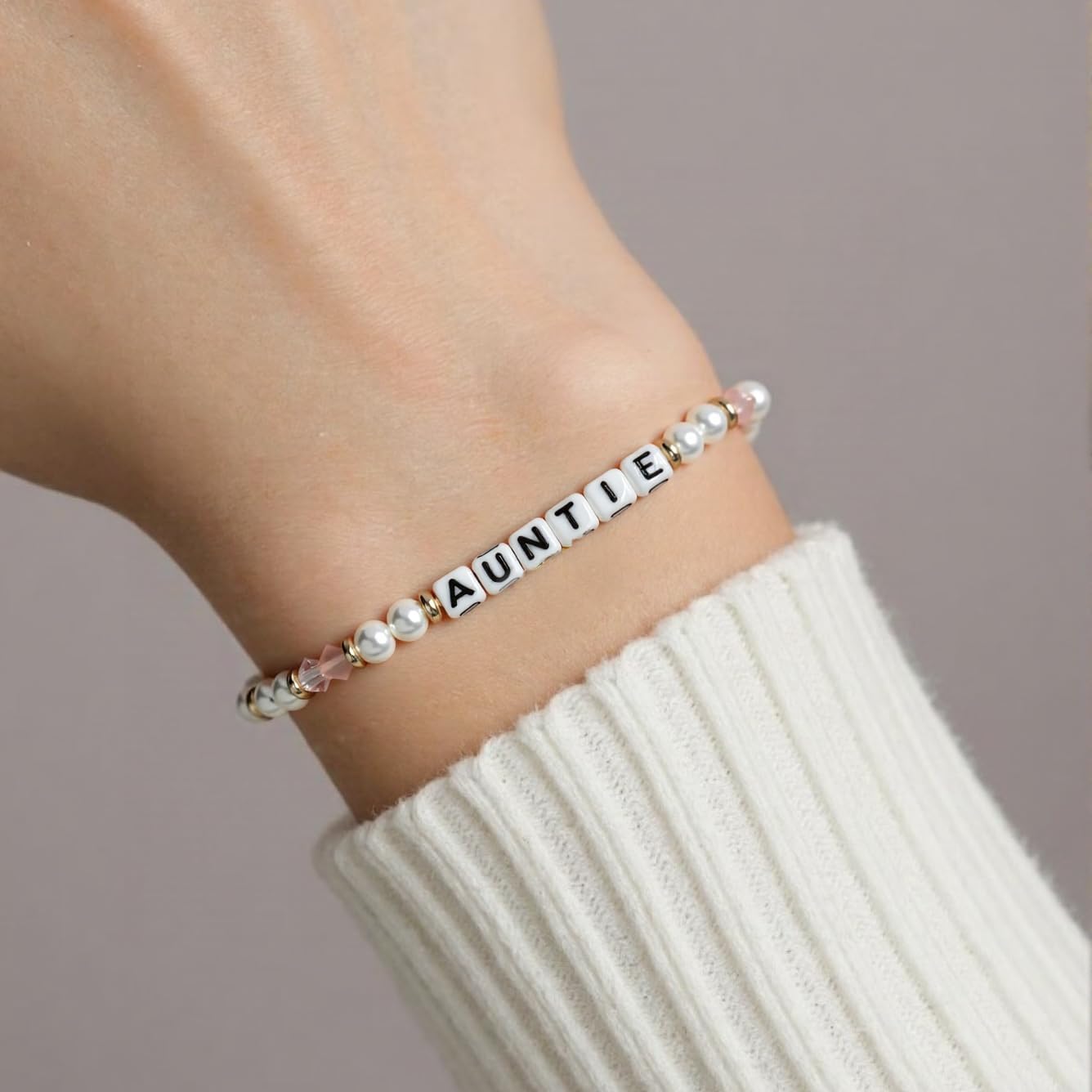 Pronature BoyMom BoyDad Beaded Bracelet Beads Jewelry Bracelet Mom Dad Parents Gifts for New BoyMom Mama Daddy Women Men - Image 6