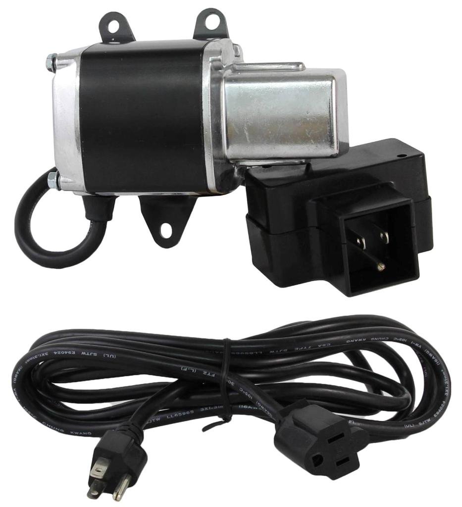 RAREELECTRICAL Starter Motor Compatible with Tecumseh 33290 33290A 33290B 33290C 33290D 33290E 33517 35251 120V 9 Teeth CCW Snow Blower Industrial Engine