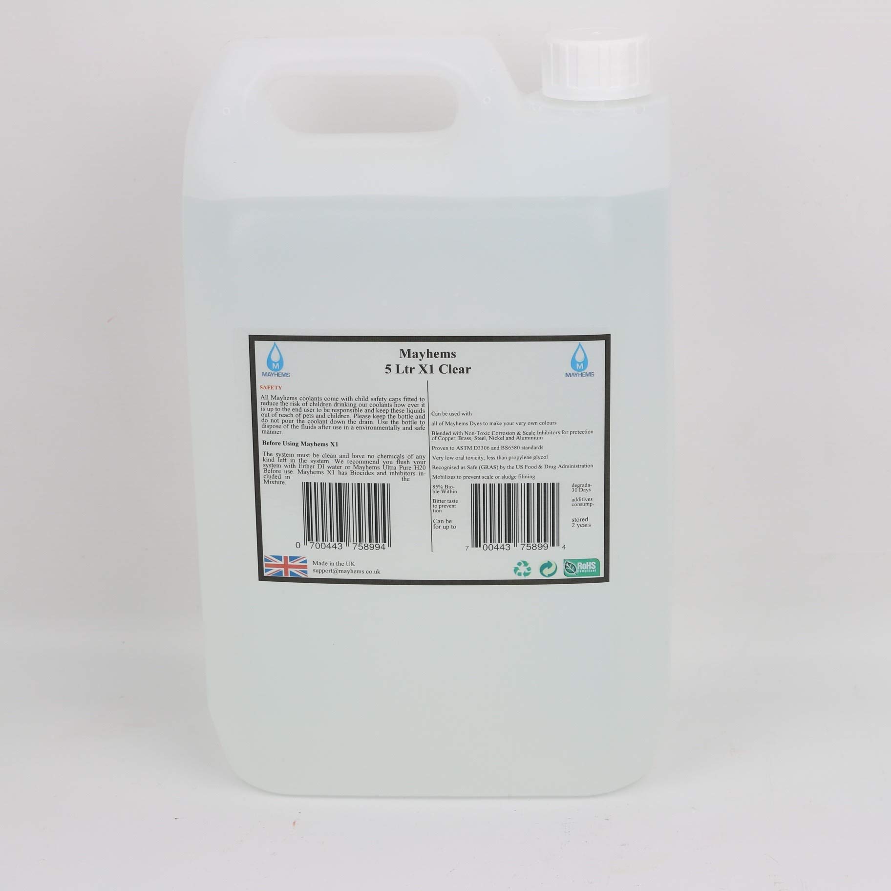 Mayhems X1 Clear 5L - Lã­Quido