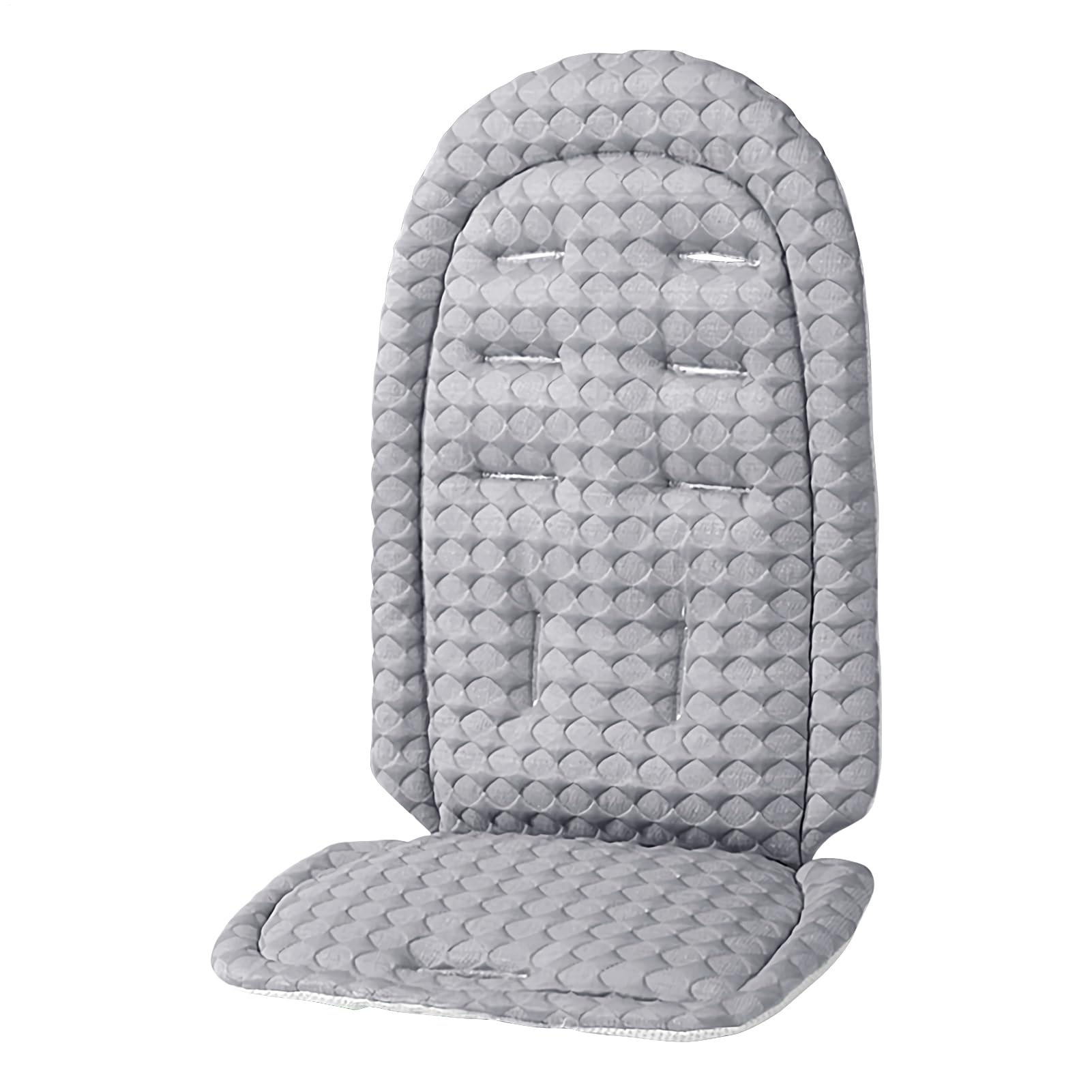 Zeyaoaea Stroller Cushion - Reversible Stroller Liner Pad - Baby Head and Body Support Breathable Pushchair Mat for Hot Weather Pram Outdoor Beach Home Car Commute Airplane Camping Travel
