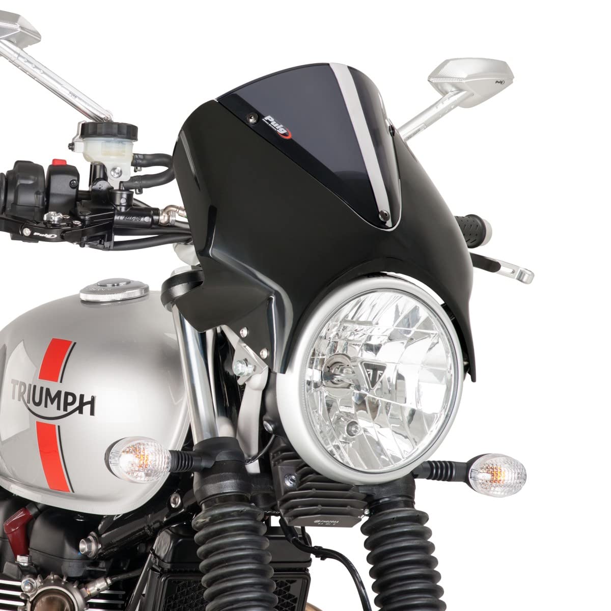 PARE-BRISE PUIG FUME CLAIR 0336H YAMAHA YBR 125 / CUSTOM 2008 / 2013