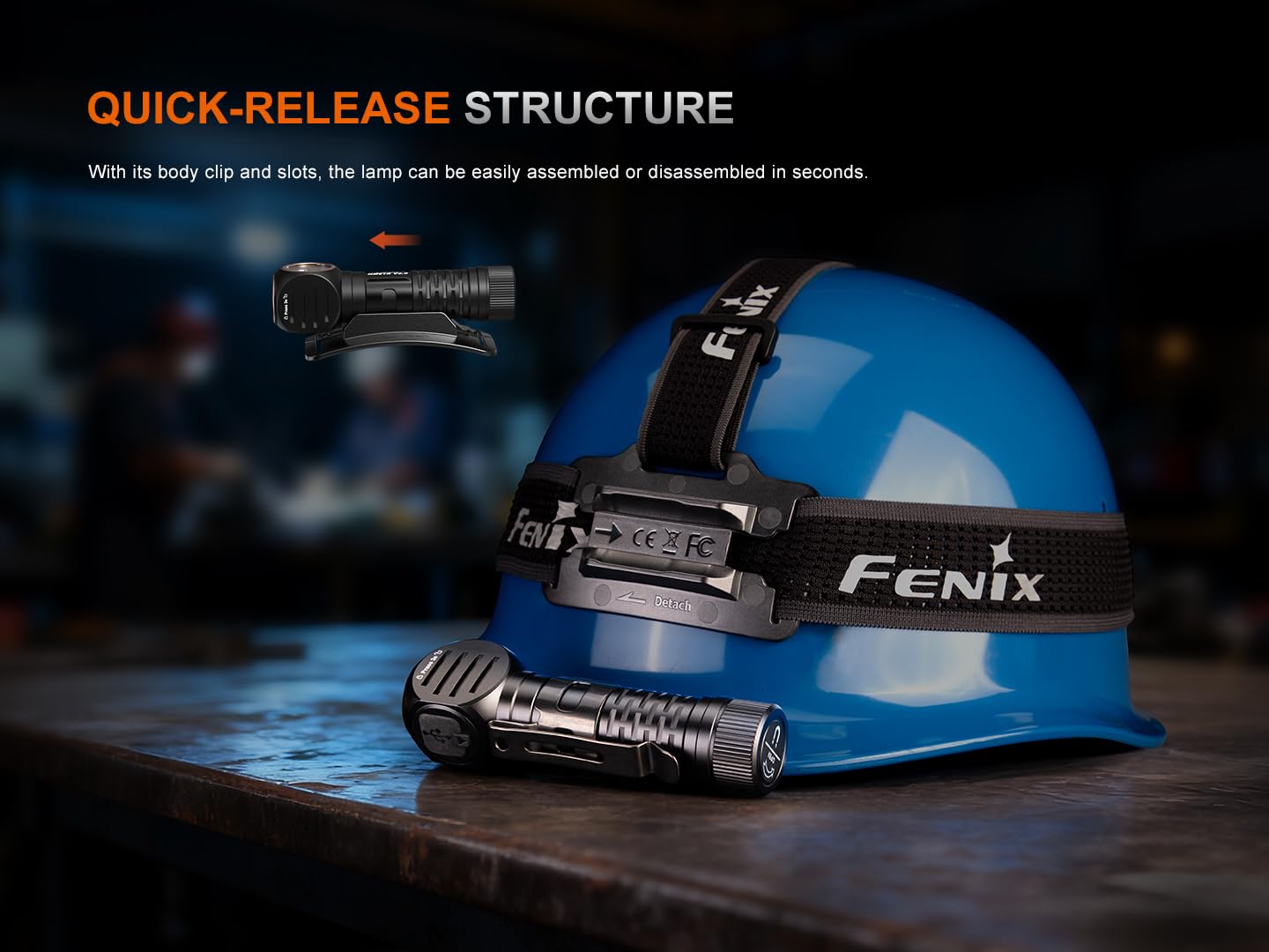 Fenix HM61R V3.0 Set Stirnlampe LED Wiederaufladbar,1800Lumen