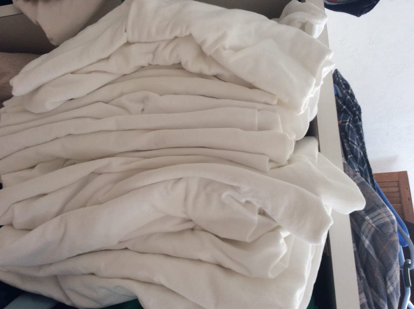 Hanes Men's Tagless Stretch White VNeck Undershirts, 3 Pack at Amazon