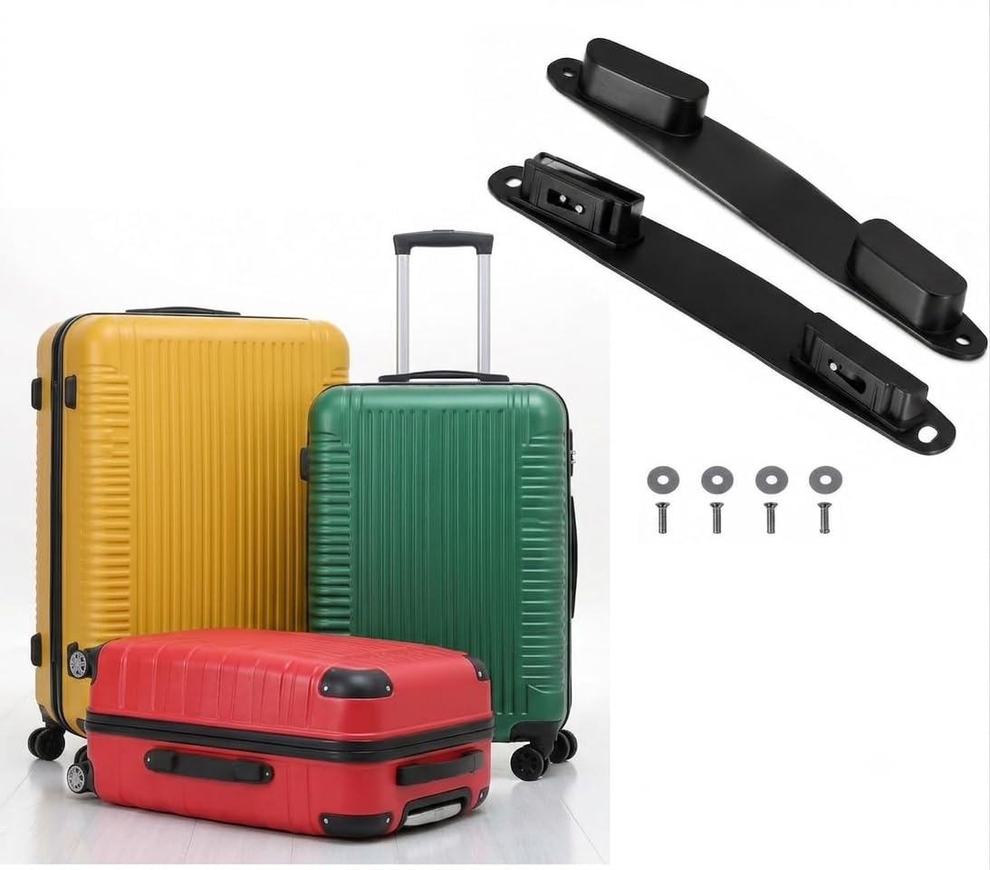 Tumery Repair Replacement Luggage Pull Handle for VIP Safari, American tourister, Skybag Suitcase Trolley Bag Suitcases Handle for Luggage Parts (1 Handle Black (at))-image-34