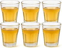 Conjunto 6 Copos de Dose 45ml – Vidro Resistente para Tequila, Cachaça, Whisky e Shots