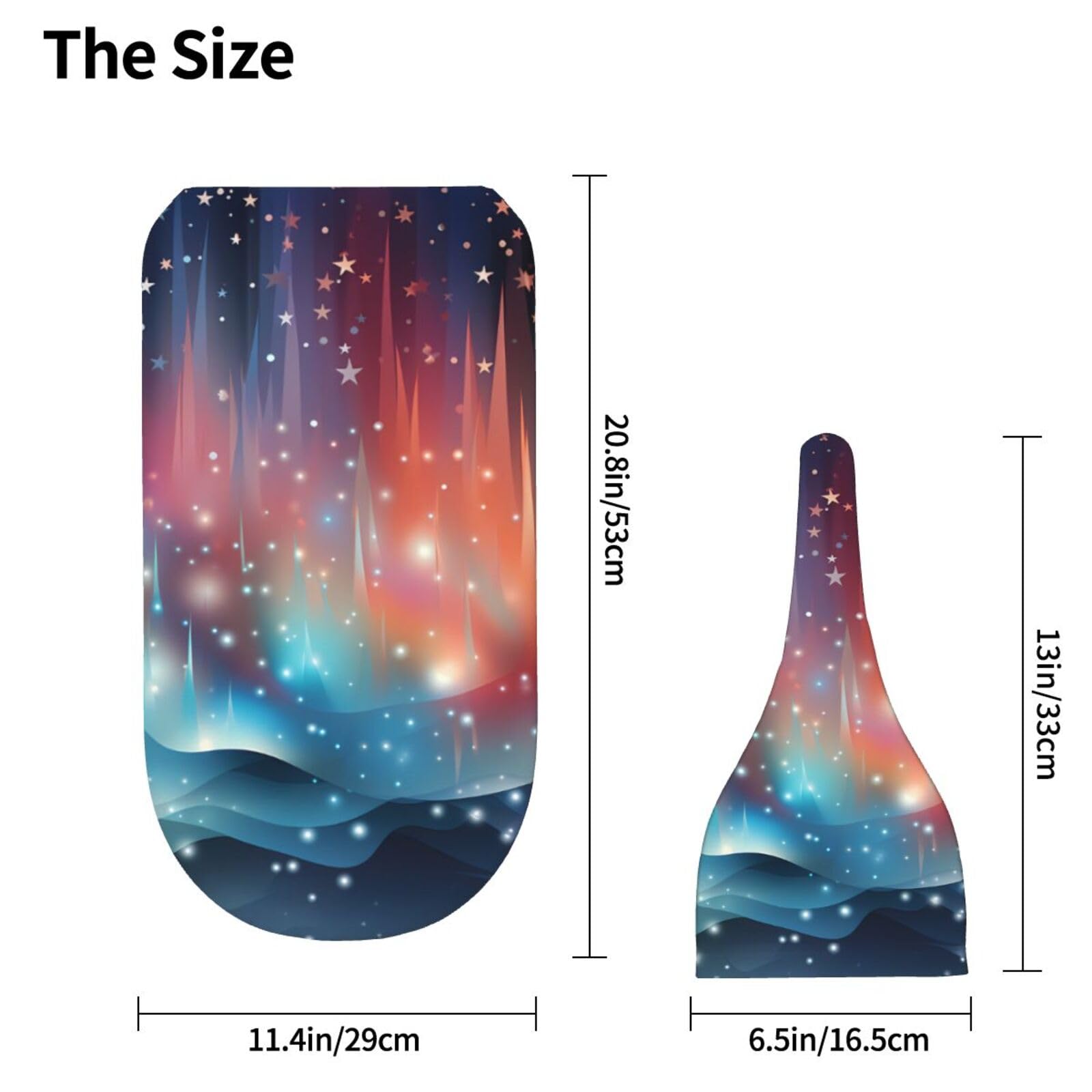 3D Stars zestaw koców i kapeluszy dla noworodków, przytulna chusta dla niemowląt, malucha, komfort, 29 x 53 cm